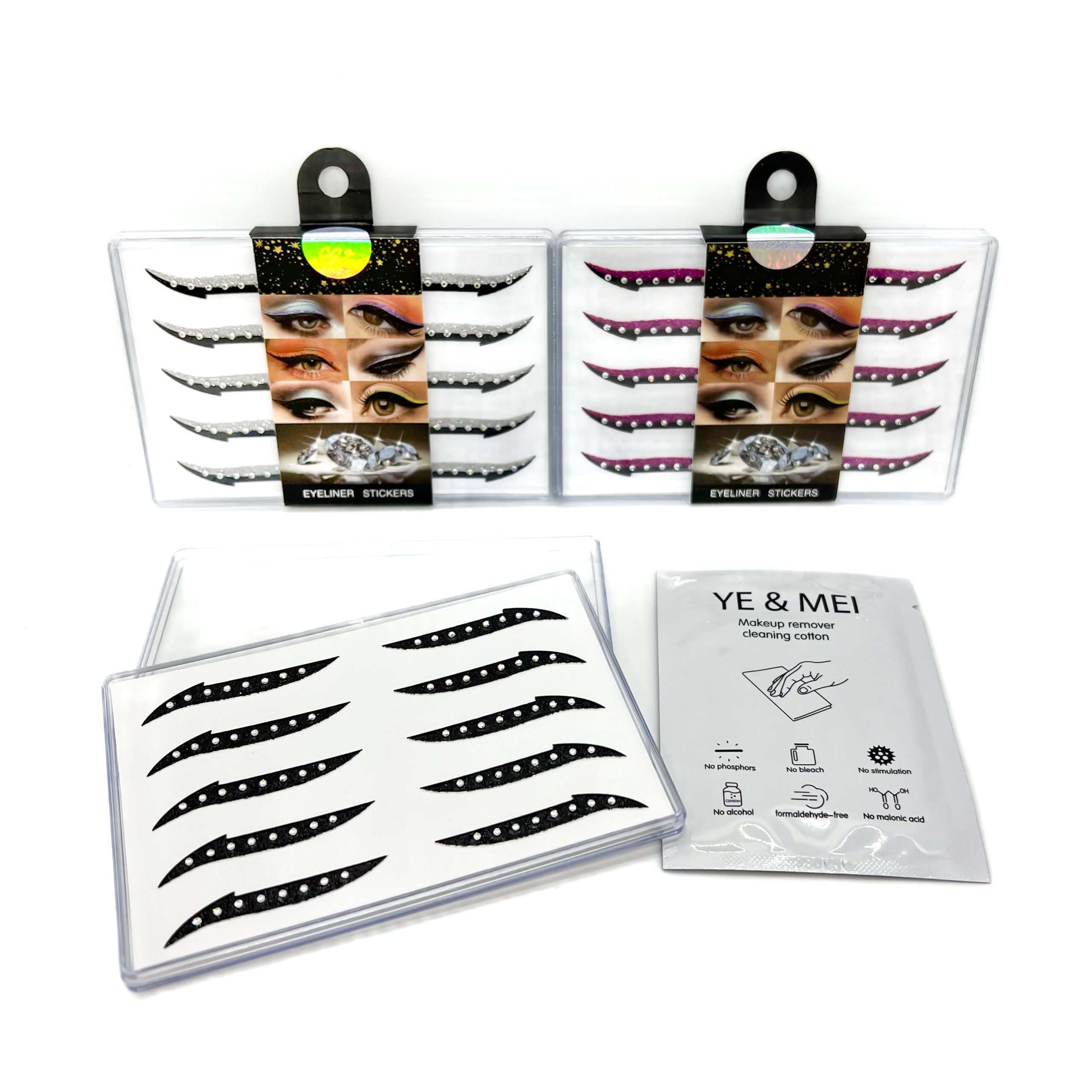 STICKER DE OJOS CON DIAMANTE GO-M109