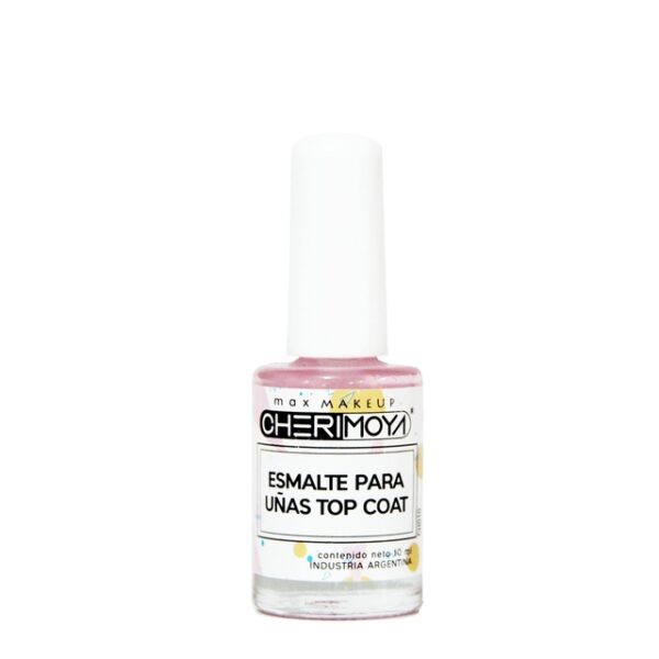 ESMALTE PARA UÑAS TOP COAT CHERIMOYA CH010 10ML