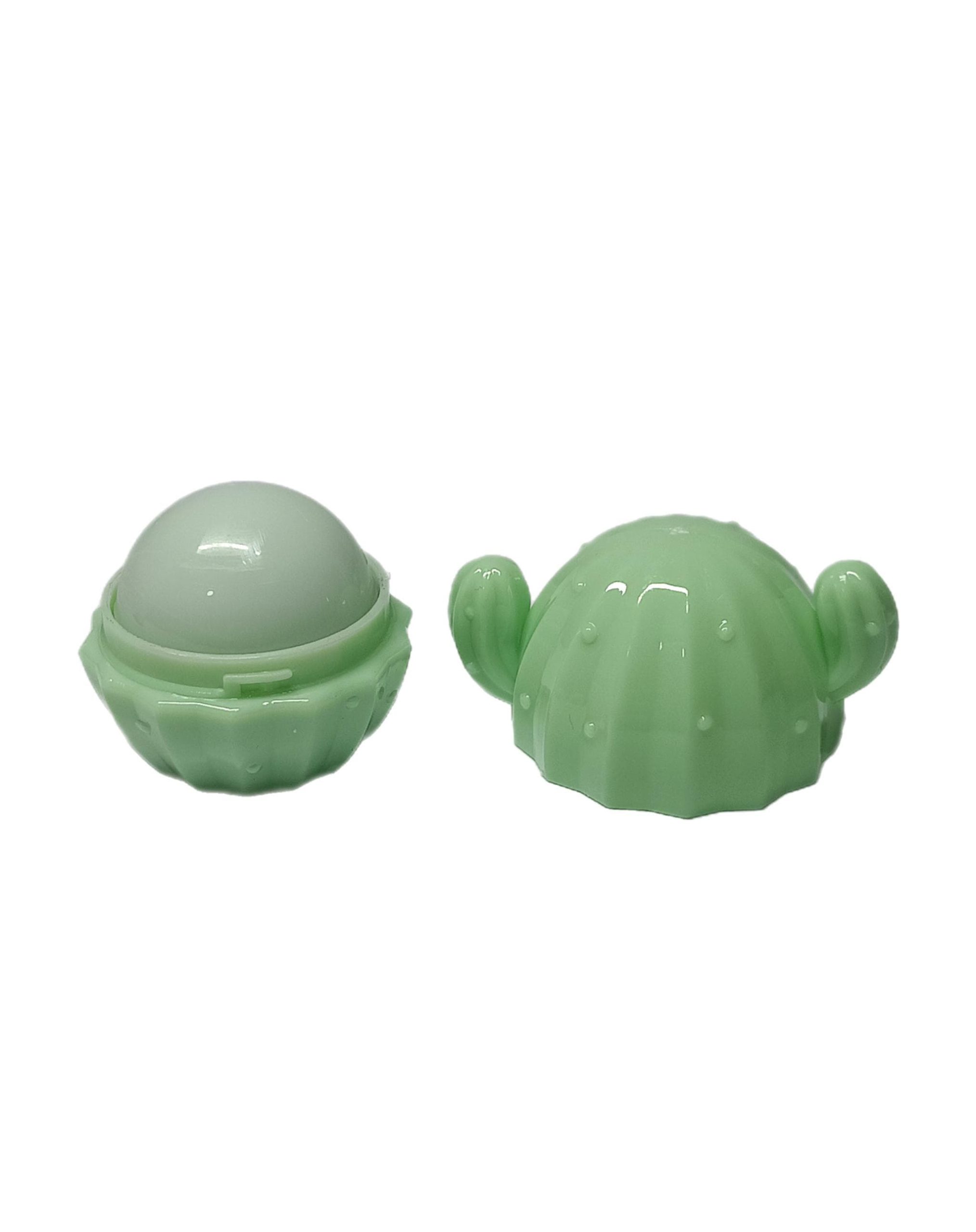 BALSAMO LABIAL EN FORMA DE CACTUS, 3 AROMAS PINK 21 CS4776