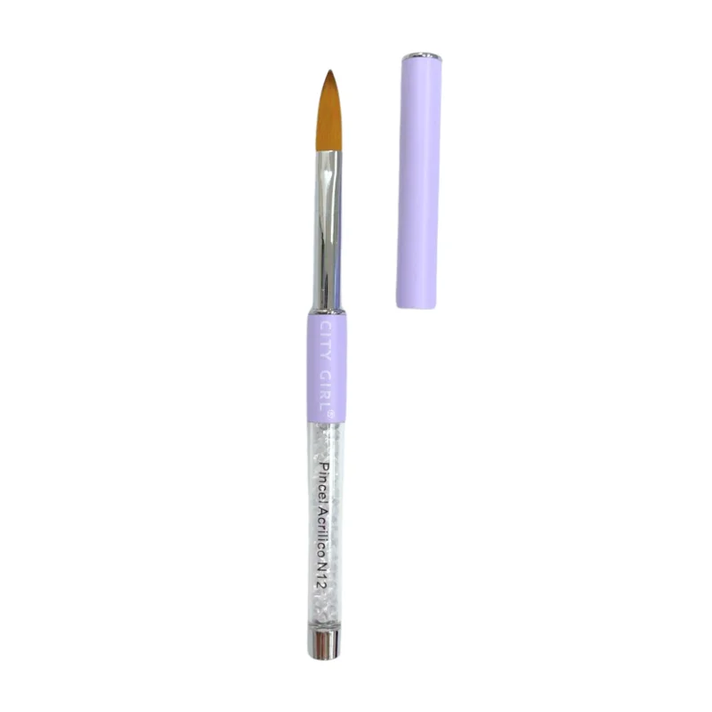 PINCEL SINTÉTICO #12 PARA ACRILICO CITY GIRL BB-66-12*600