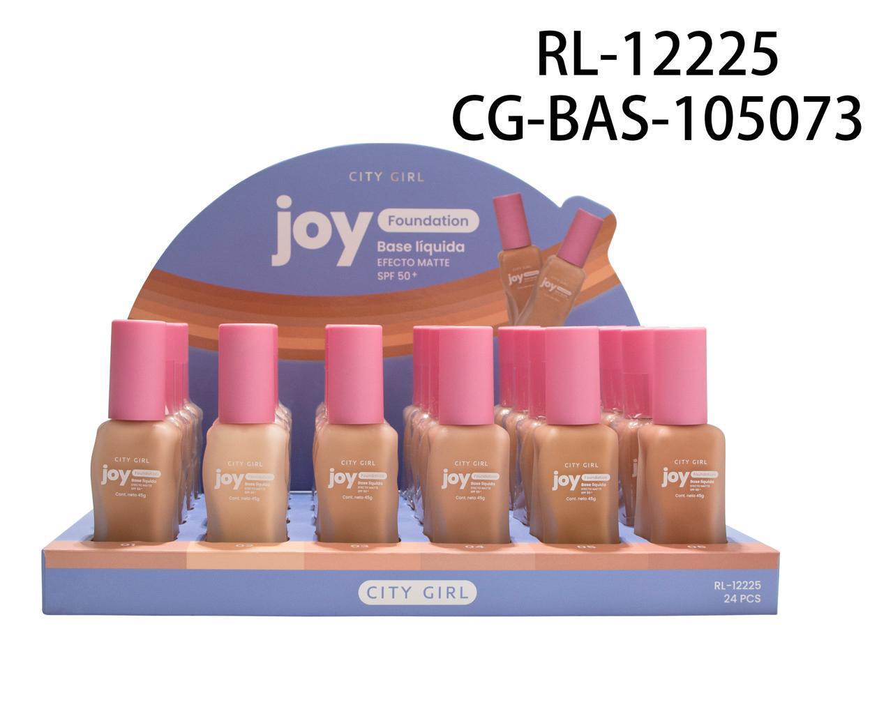 BASE LIQUIDA EFECTO MATTE CON SPF 50+ CITY GIRL RL-12225*144