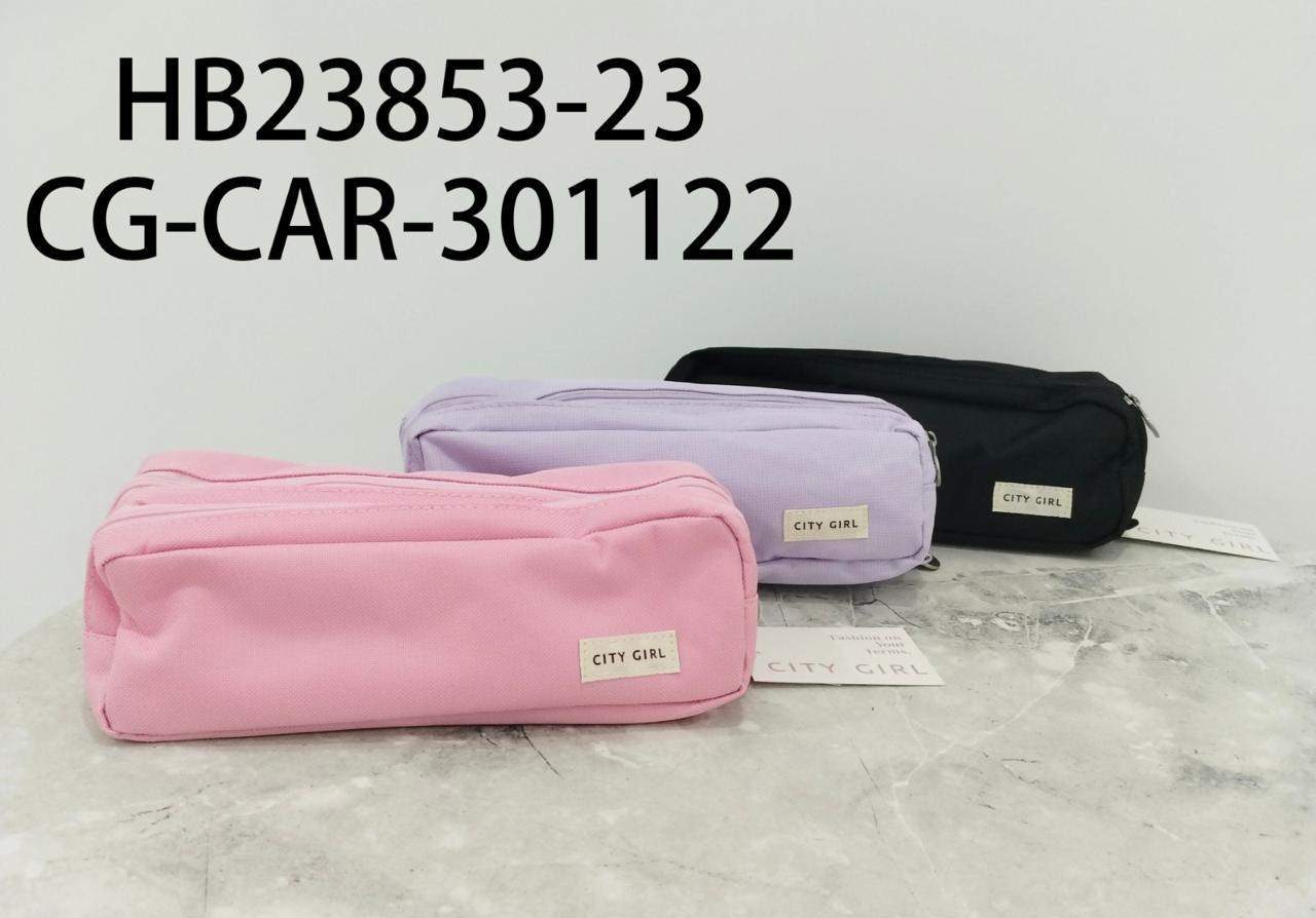 CARTUCHERA, 3 COLORES CITY GIRL HB23853-23*240