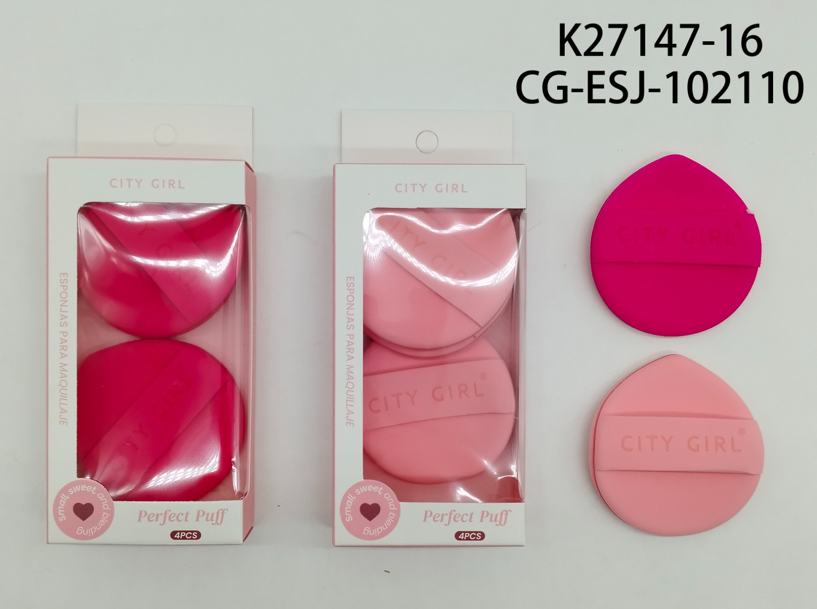 ESPONJA DE MAQUILLAJE CITY GIRL K27147-16