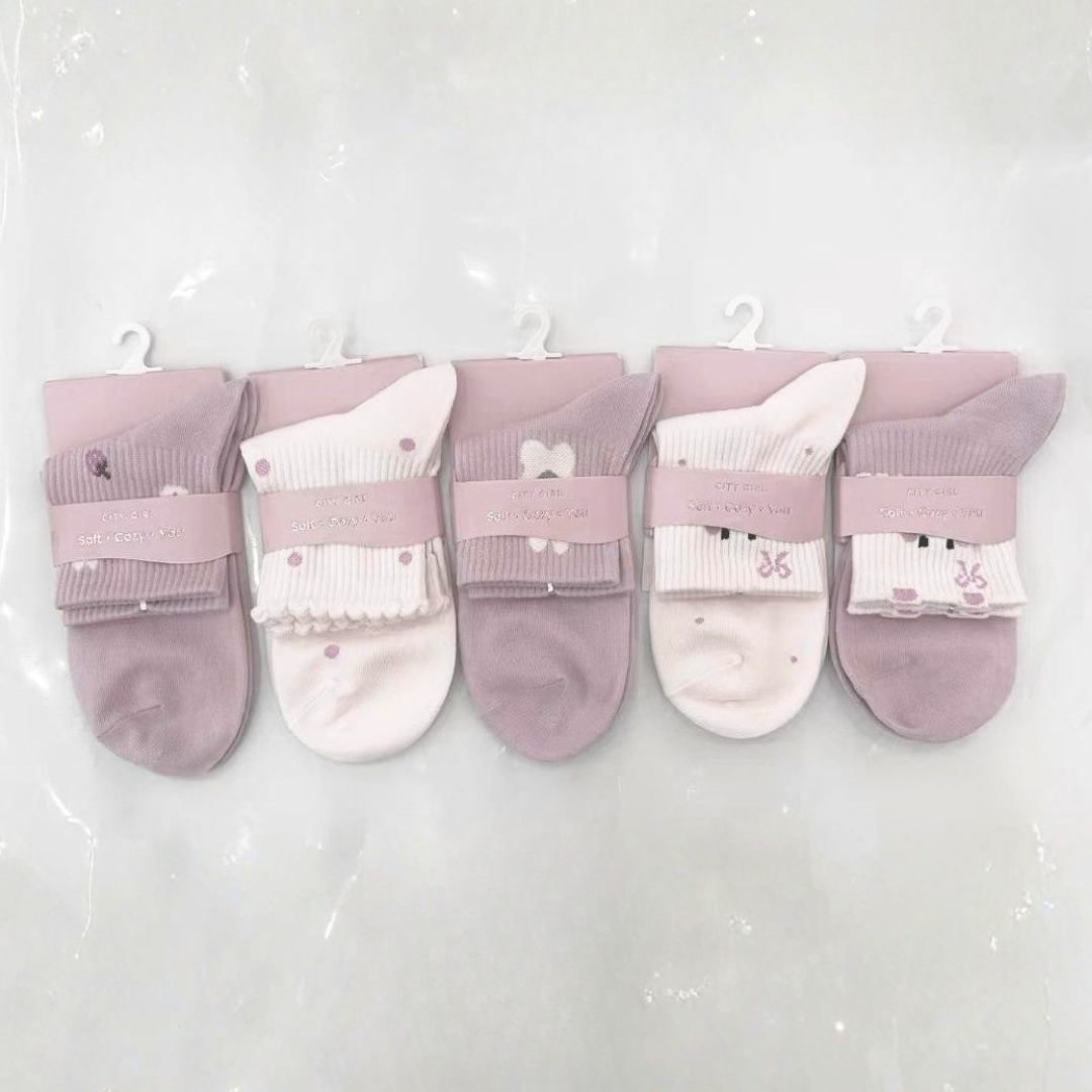 MEDIAS PAQUETE X10 PARES CITY GIRL G-253201*500